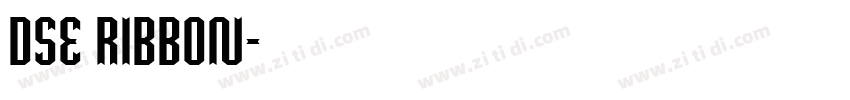 DSE Ribbon字体转换